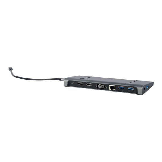 Cablexpert A-CM-COMBO9-02 - Docking station - USB-C 3.1 - VGA, HD