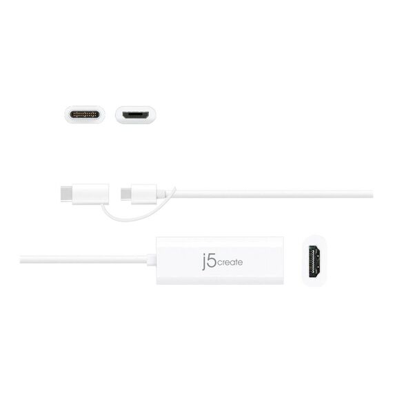 j5create JUA165C Adapter cable 24 pin USBC, 5 pin JUA165CN