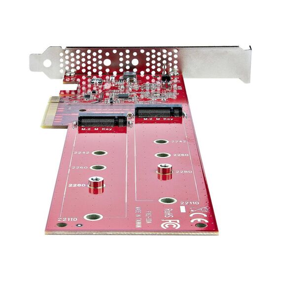 StarTech.com Dual M.2 PCIe SSD Adapter Card | DUAL-M2-PCIE-CARD-B