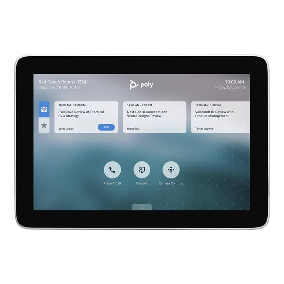 Poly TC8 - Touch controller - Zoom Certified, Certi | 875J0AA#AC3