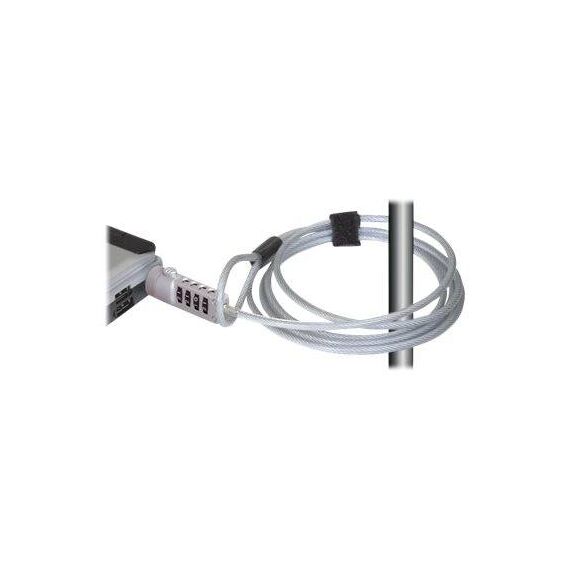 Navilock - Security cable lock - silver - 1.8 m | 20643