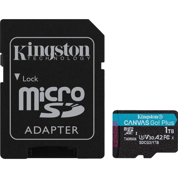 Kingston Canvas Go! Plus Flash memory card (microSDXC SDCG31TB