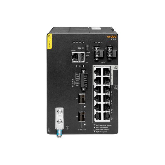 HPE Aruba 4100i - Switch - 8 x 10/100/1000 (PoE Class 4) | JL817A