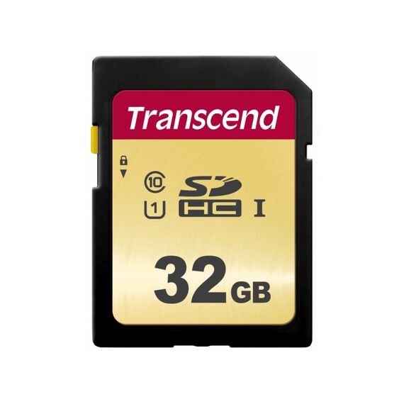 Transcend 500S - Flash memory card - 32 GB - UHS-I | TS32GSDC500S