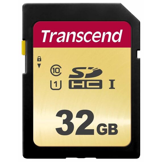 Transcend 500S - Flash memory card - 32 GB - UHS-I | TS32GSDC500S