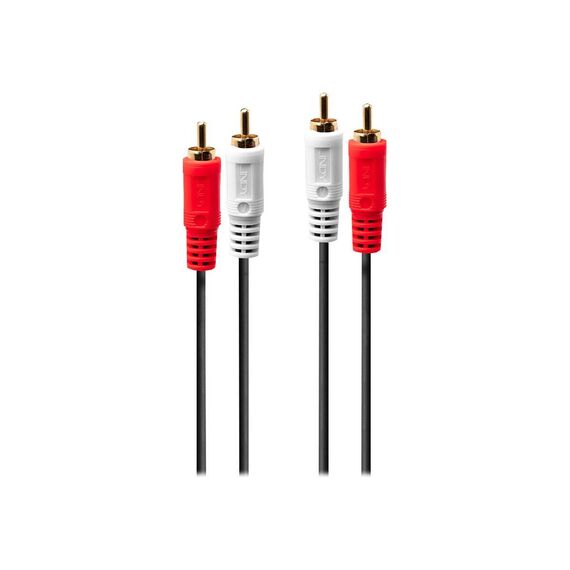 Lindy Premium - Video / audio cable - RCA x 2 (M) to RCA  | 35660