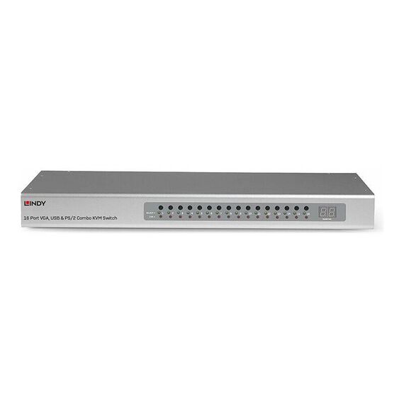 Lindy - KVM switch - VGA, USB & PS/2 combo - 16 x KVM por | 39527