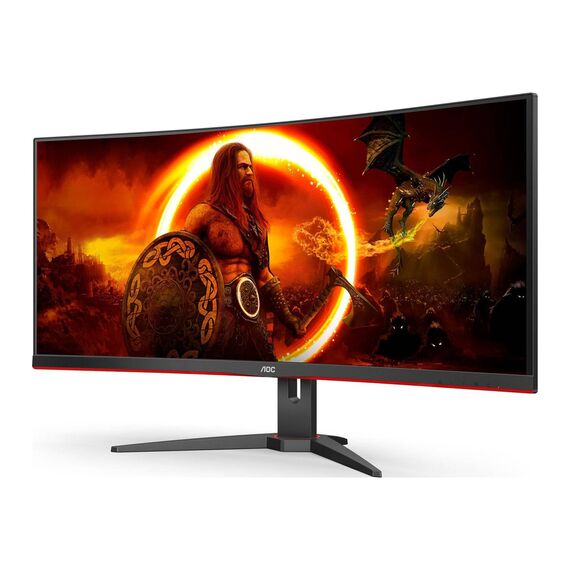 AOC Gaming CU34G2XE/BK - LED monitor - gaming - curved - 34" - 34