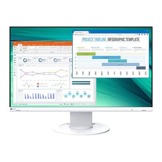 EIZO FlexScan EV2460 - LED monitor - 23.8" - 1920 x 1 | EV2460-WT