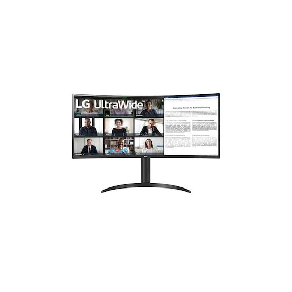 LG UltraWide 34WR55QC-B - LED monitor - curved - 34" - 3440 x 144