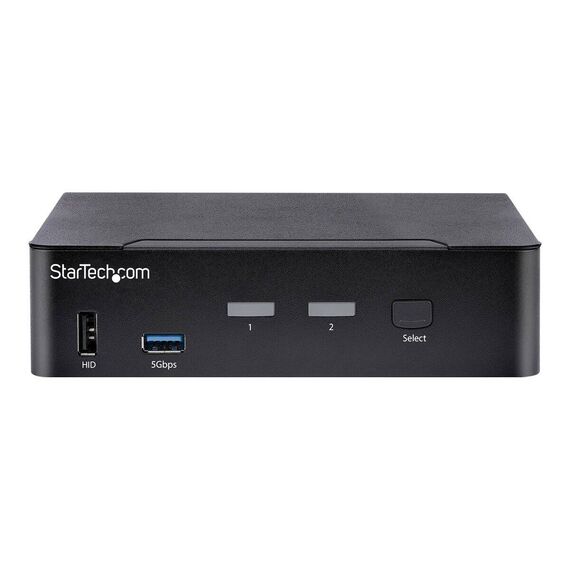 StarTech.com USB C KVM Switch, 2 Port DisplayPort KV | SV231DPUCA