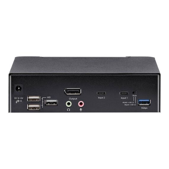 StarTech.com USB C KVM Switch, 2 Port DisplayPort KV | SV231DPUCA