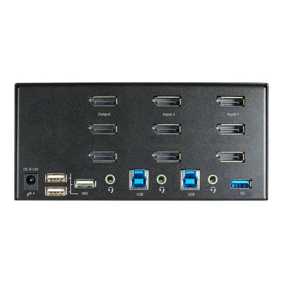 StarTech.com 2 Port Triple Monitor DisplayPort KVM | SV231TDPU34K