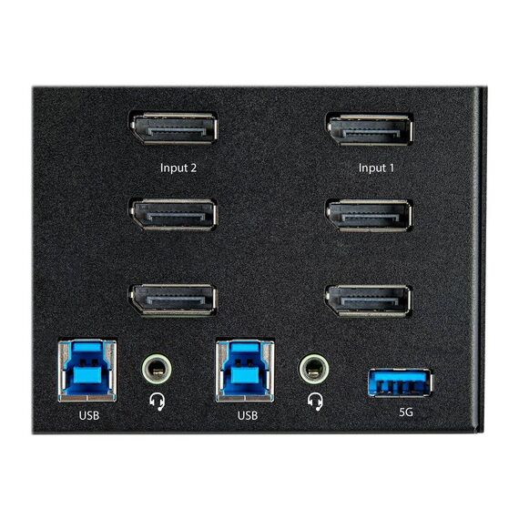 StarTech.com 2 Port Triple Monitor DisplayPort KVM | SV231TDPU34K