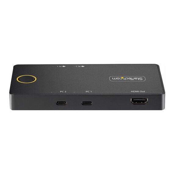 StarTech.com 2-Port USB-C KVM Switch, Single- | C2-H46-UC2-PD-KVM