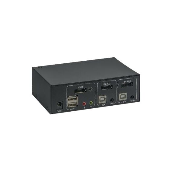 Manhattan DisplayPort 1.2 KVM Switch 2-Port, 4K@60Hz, US | 153546