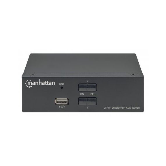 Manhattan DisplayPort 1.2 KVM Switch 2-Port, 4K@60Hz, US | 153546
