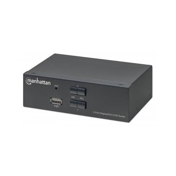 Manhattan DisplayPort 1.2 KVM Switch 2-Port, 4K@60Hz, US | 153546