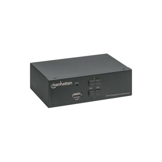 Manhattan DisplayPort 1.2 KVM Switch 2-Port, 4K@60Hz, US | 153546
