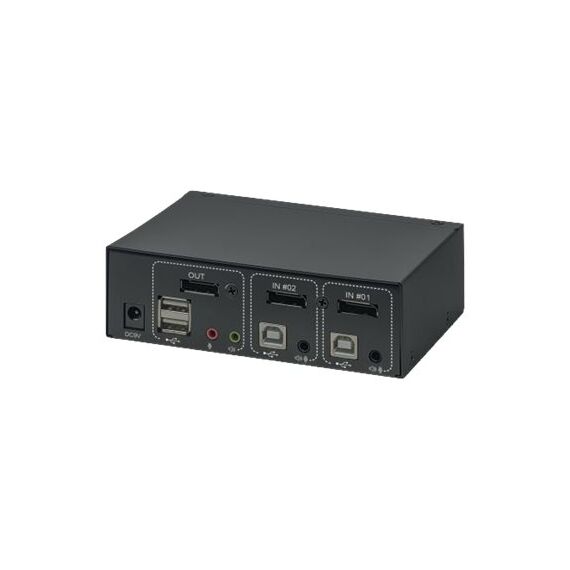 Manhattan DisplayPort 1.2 KVM Switch 2-Port, 4K@60Hz, US | 153546