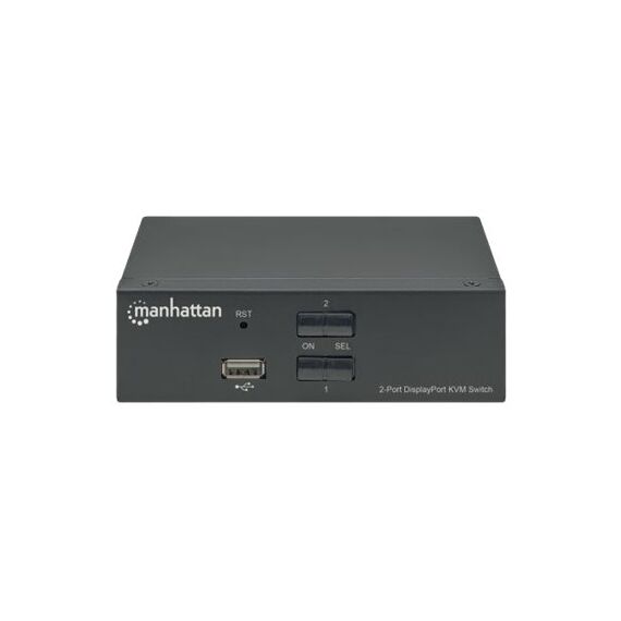 Manhattan DisplayPort 1.2 KVM Switch 2-Port, 4K@60Hz, US | 153546