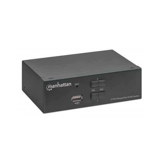 Manhattan DisplayPort 1.2 KVM Switch 2-Port, 4K@60Hz, US | 153546