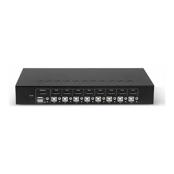 Lindy - KVM / audio switch - 8 x DisplayPort / audio / US | 39540