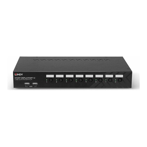Lindy - KVM / audio switch - 8 x DisplayPort / audio / US | 39540