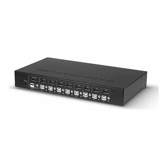 Lindy - KVM / audio switch - 8 x DisplayPort / audio / US | 39540