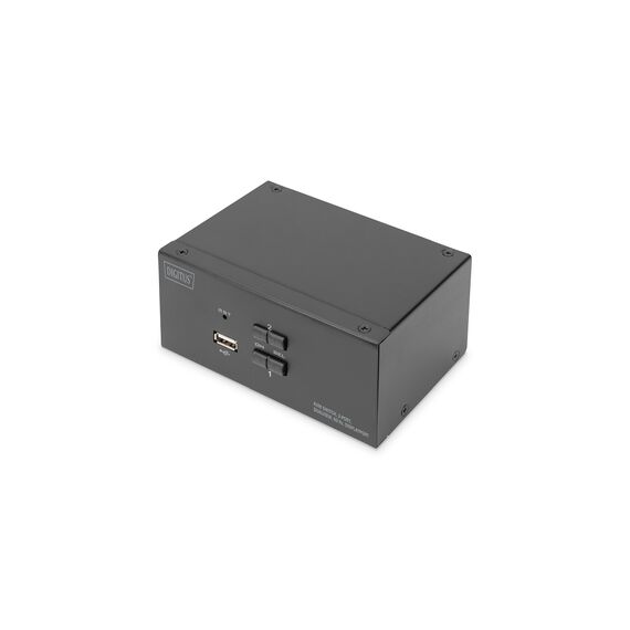 DIGITUS DS-12862 - KVM / audio / USB switch - 2 x KVM port(s) - 1