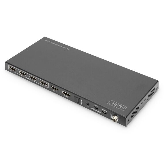 DIGITUS - Video/audio switch - 4 x 2 - desktop, wall-m | DS-55509