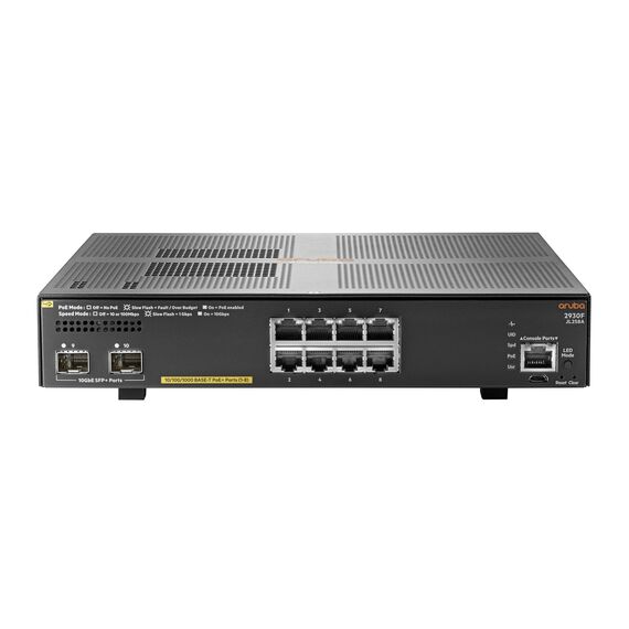HPE Aruba 2930F 8G PoE+ 2SFP+ - Switch - L3 - Managed -  | JL258A