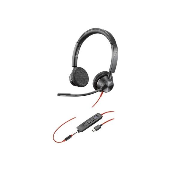 Poly Blackwire 3325 - Blackwire 3300 series - headset - | 8X222AA