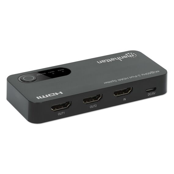 Intellinet 207614 / HDMI / 2x HDMI / 3840 x 2160 pixels / Black /