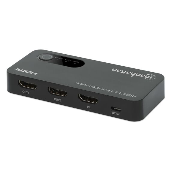 Intellinet 207614 / HDMI / 2x HDMI / 3840 x 2160 pixels / Black /