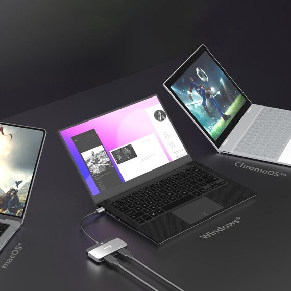 j5create JCA465 - 8K USB-C® to Dual HDMI™ Display Adap | JCA465-N