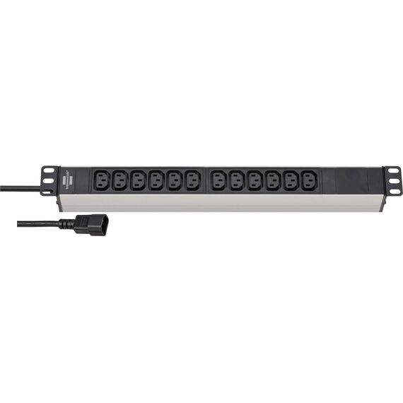 Brennenstuhl Alu-Line 19 inch Power Strip 12-fold  1390007112