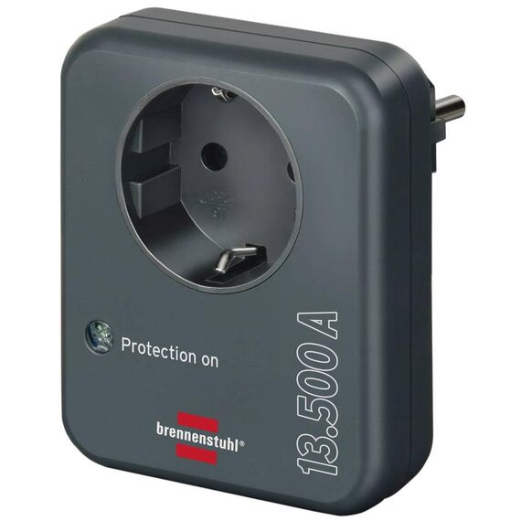 Brennenstuhl Socket adapter with surge protection  1506996