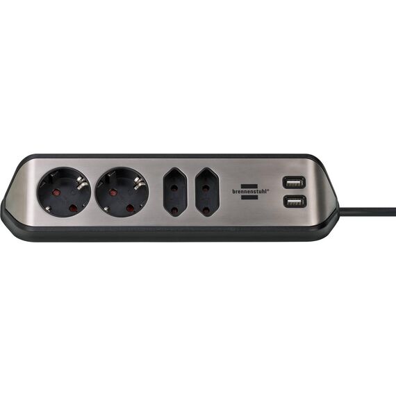 Brennenstuhl estilo Corner Socket strip 4-fold  1153590410
