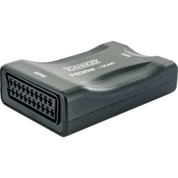 Schwaiger Scart Converter NTSC,PAL HDMSCA02533