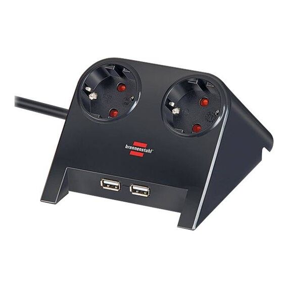 brennenstuhl Desktop-Power 2-fold Power Strip 1153500222