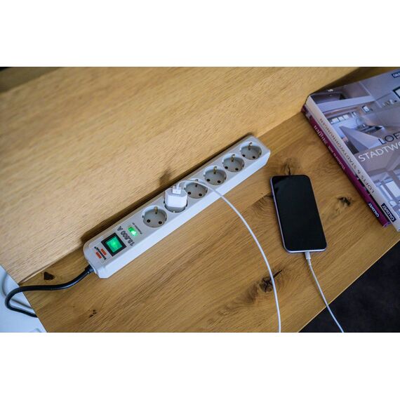 brennenstuhl Eco-Line 13.500A extension lead with surge protection 6
