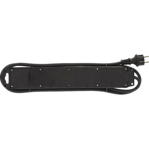 brennenstuhl Extension socket IP44 6way black 2m 1159970
