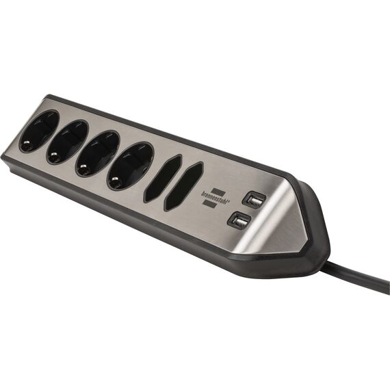 Brennenstuhl 1153590610 / 2 m / 6 AC outlet(s) / Indoor / 3.1 V /