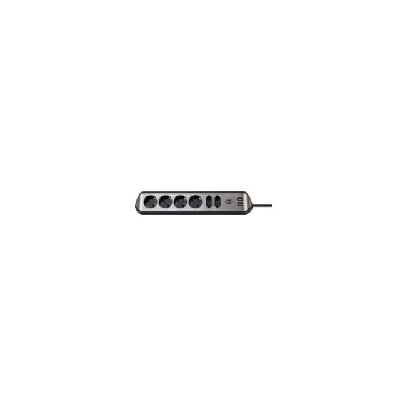 Brennenstuhl 1153590610 / 2 m / 6 AC outlet(s) / Indoor / 3.1 V /