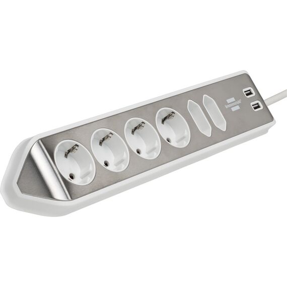 Brennenstuhl 1153590620 / 2 m / 6 AC outlet(s) / Indoor / 3.1 V /