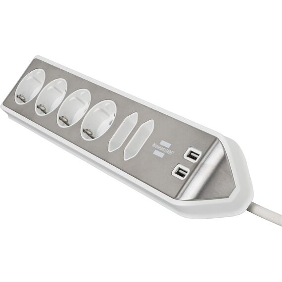 Brennenstuhl 1153590620 / 2 m / 6 AC outlet(s) / Indoor / 3.1 V /