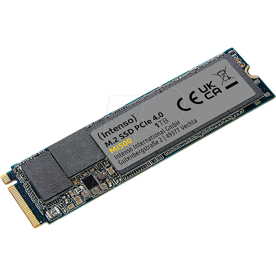 Intenso M.2 SSD MI500 1TB PCIe NVMe Gen 4x4 | 3836460