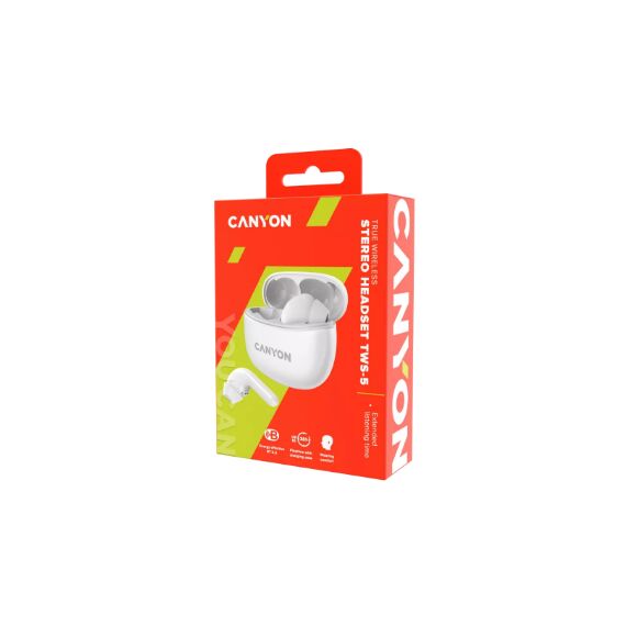 Canyon CNS-TWS5W / Headset / Wireless / Calls/Music/Sport/Everyda