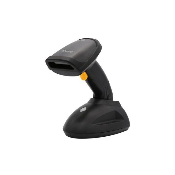 Wireless 2D Barcode Scanner, Long Distance, with Stand